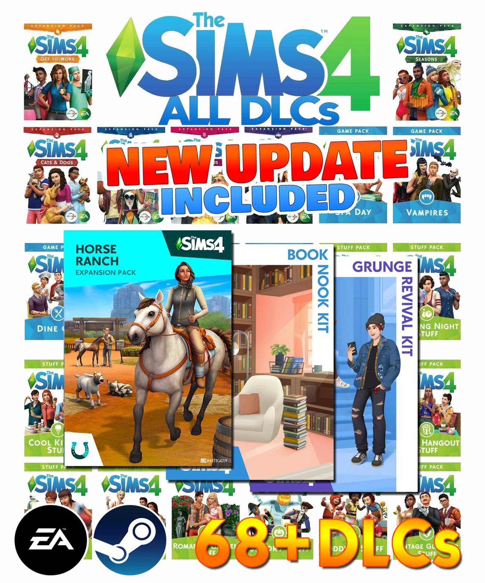 The Sims 4 All DLCs Mega Bundle